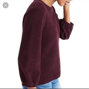 Madewell plum sweater